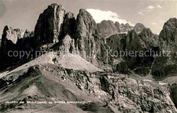 Gruppo Sella da Passo Gardena Grödner Joch Sellagrup