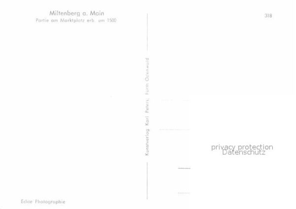 Miltenberg Main Marktplatz Fachwerkhäuser Brunnen erbau – Bild 2