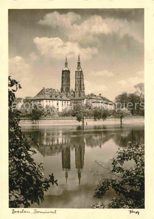 Breslau Niederschlesien Dominsel