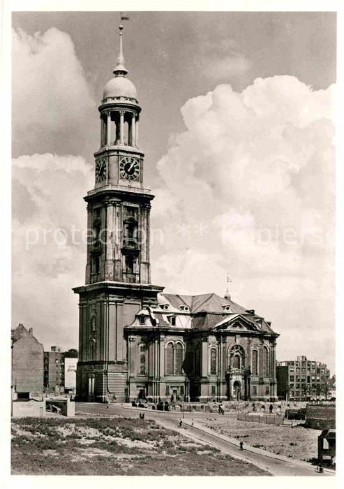 Hamburg St Michaeliskirche Der Michel Wahrzeich