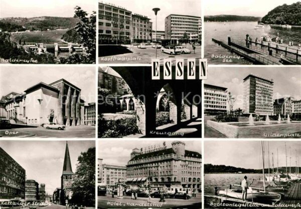 Essen Ruhr Baldenysee Kopfstadtplatz Gildenplatz K
