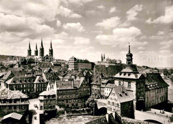 Bamberg Blick vom Geyerswörthturm auf die Altst