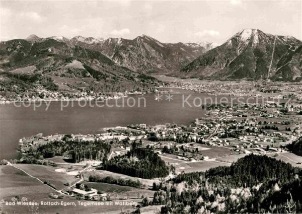 Bad Wiessee Rottach Egern Tegernsee mit Wallberg Al