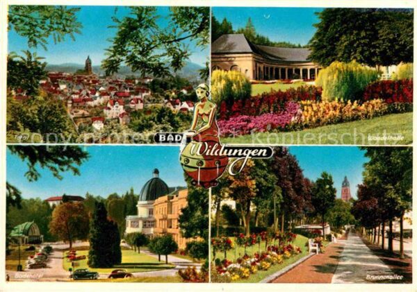 Bad Wildungen Total Wandelhalle Brunnenallee Badehote