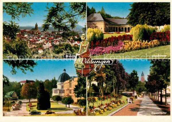 Bad Wildungen Total Wandelhalle Brunnenallee Badehote
