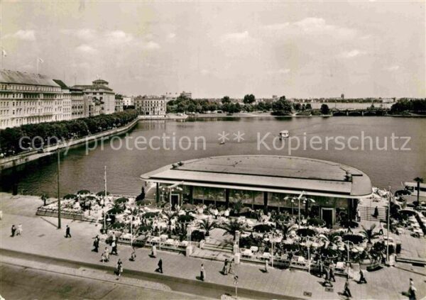 Hamburg Alsterpavillon am Jungfernstieg