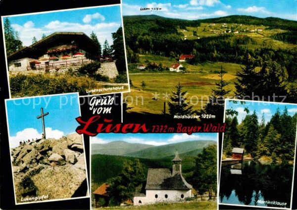 Lusen Bayerischer Wald Lusenschutzhaus Waldhäuser Nationalpark