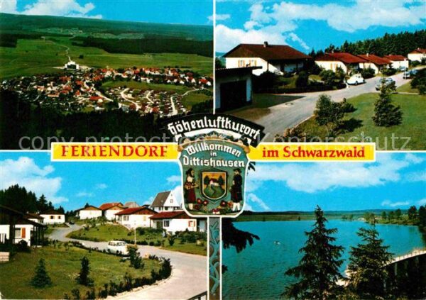 Dittishausen Panorama Höhenluftkurort Schwarzwald Se