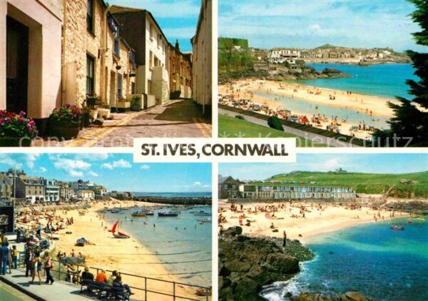 St Ives Cornwall Street Beach Coast