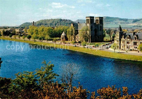 Inverness Highland Cathedral from the Castle Terrace