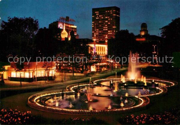 Kobenhavn Tivoli ved nat Nachtaufnahme