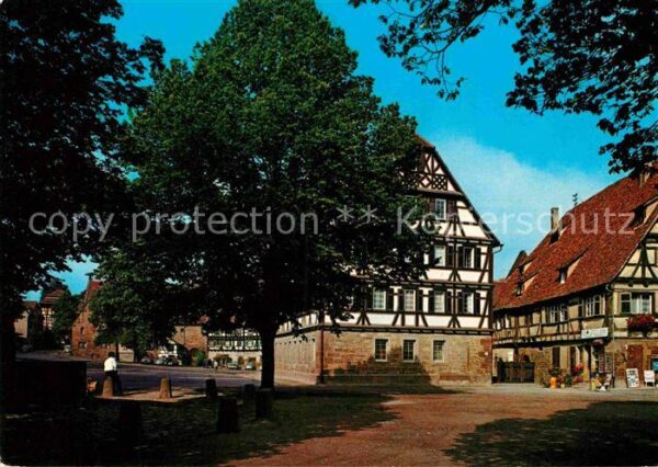 Maulbronn Klosterhof Fachwerkhäuser
