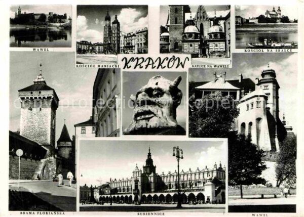 Krakow Krakau Wawel Kosciol Kaplice na Wawelu Brama F
