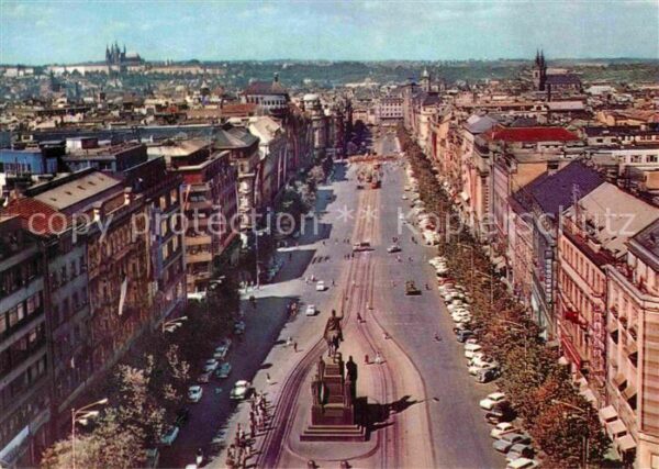 Praha Prahy Prague Vaclavske namesti Wenzelsplatz