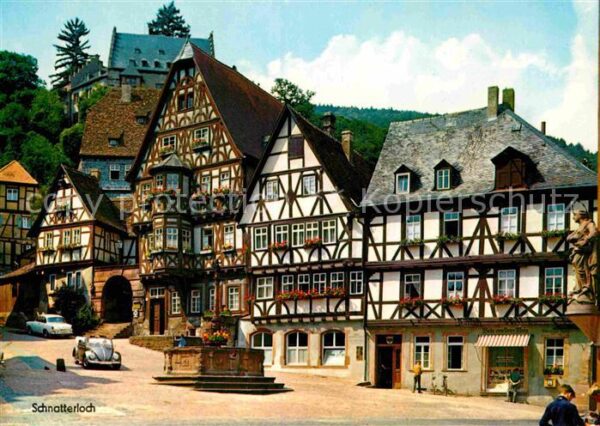 Miltenberg Main Historischer Marktplatz 15. Jhdt. Brunn