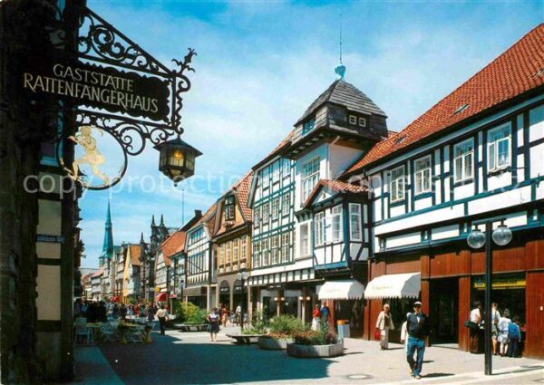 Hameln Weser Osterstrasse Fussgängerzone Gaststätte
