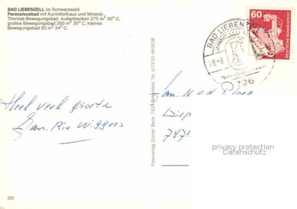 Bad Liebenzell Paracelsusbad Kurmittelhaus Thermal Bew – Bild 2