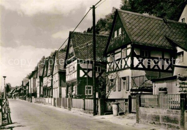 Postelwitz 7 Brüder Häuser Fachwerkhäuser