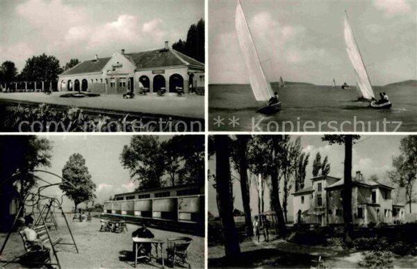 Zamardi Bahnhof Segelbooote Park
