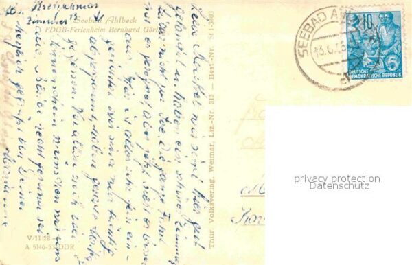 Ahlbeck Ostseebad Ferienheim Bernhard Göring – Bild 2