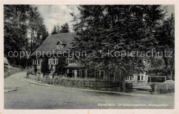 Elend Harz Erholungsheim Waldgarten
