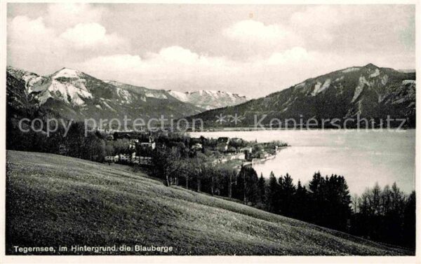 Tegernsee Panorama Blauberge