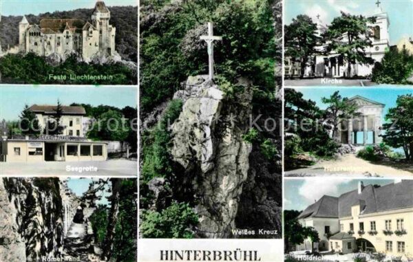 Hinterbruehl Niederoesterreich Kirche Feste Liechtenstein Seegrotte We