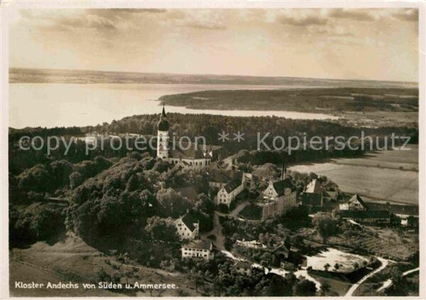 Andechs Fliegeraufnahme Kloster