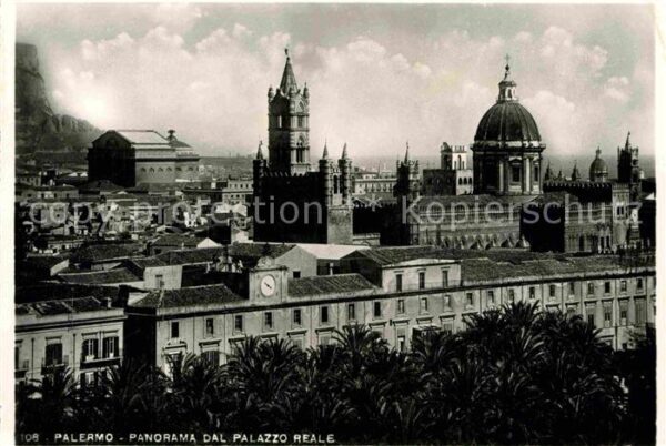 Palermo Sicilia Panorama Königlicher Palast