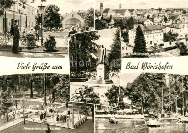 Bad Woerishofen Kurhaus Wassertretplatz Waldsee Kneipp