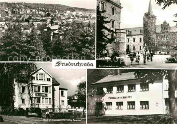 Friedrichroda Teilansicht Erholungsheim Käte Dunker R