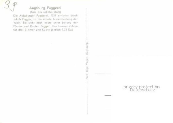 Augsburg Fuggerei – Bild 2