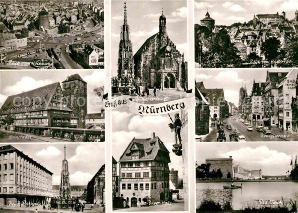 Nuernberg Königsstrasse Rathaus Dürer-Haus