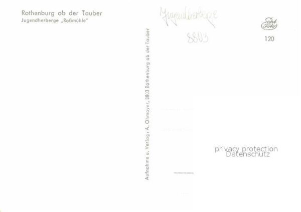 Rothenburg Tauber Jugendherberge Rossmühle – Bild 2