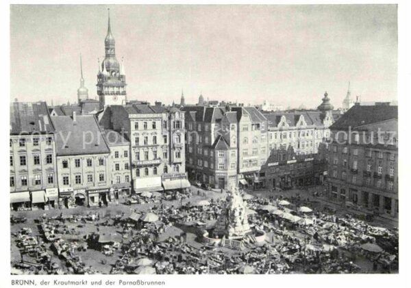 Bruenn Brno Krautmarkt Parnassbrunnen