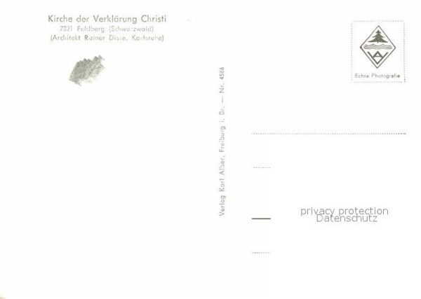 Feldberg Schwarzwald Kirche der Verklärung – Bild 2