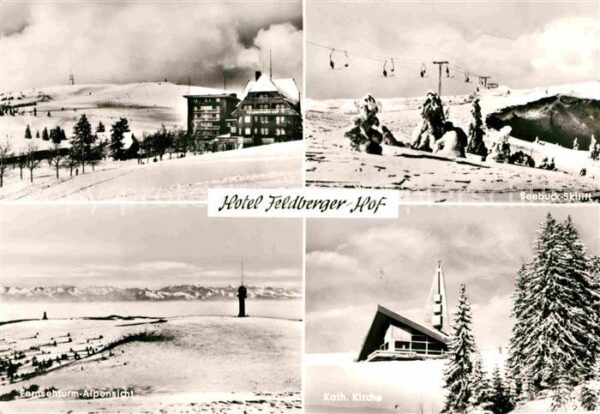 Feldberg Schwarzwald Seebuck Skilift Fersehturm Hotel Feldbe