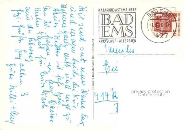 Bad Ems Malbergbahn Teilansicht Kurhaus Russisc – Bild 2