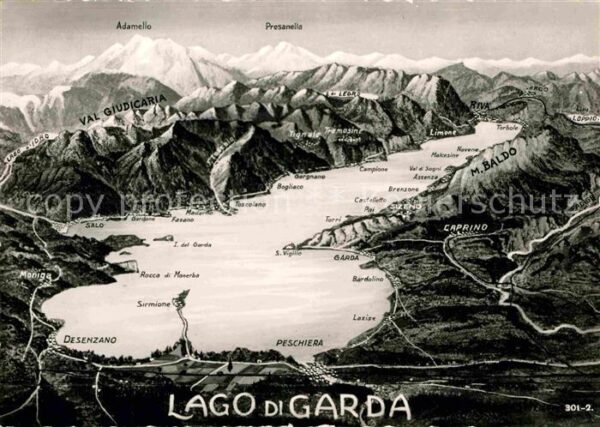 Lago di Garda Landkarte