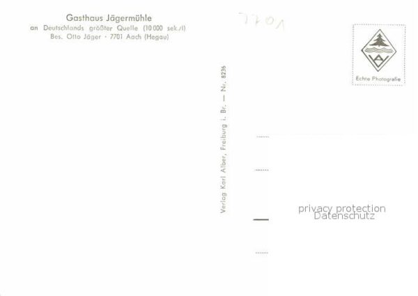 Aach Hegau Panorama Aachquelle Denkmal Gesamtansic – Bild 2