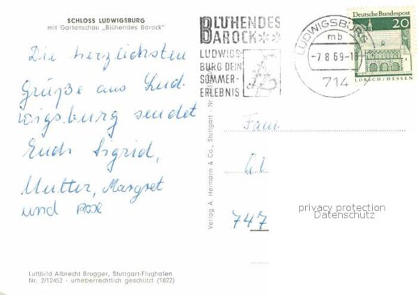 Ludwigsburg Wuerttemberg Schloss – Bild 2