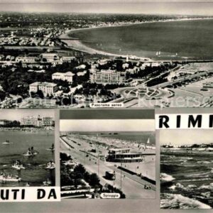 Rimini Fliegeraufnahme Grand Hotel Strand