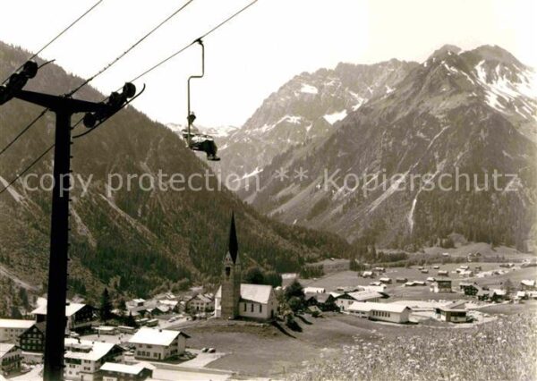 Kleinwalsertal Sessellift Zaferna