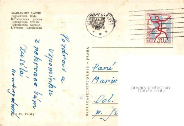 Marianske Lazne Jugoslawische Strasse – Bild 2