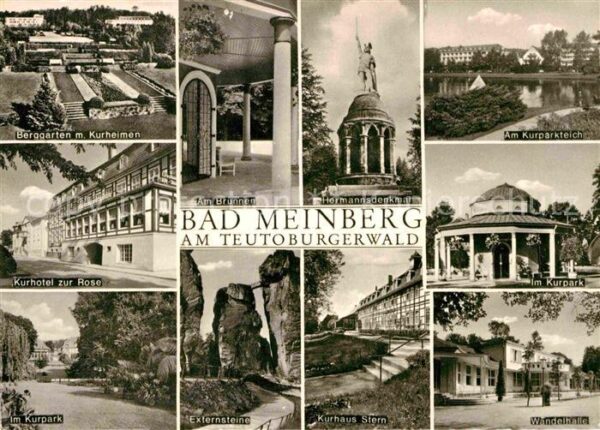 Bad Meinberg Berggarten Kurheim Kurhotel Rose Kurpar