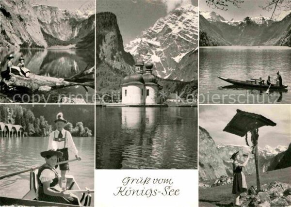 Koenigssee Sankt Bartolomä Watzmann Malerwinkel Ob