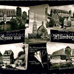 Nuernberg Blick zur Burg Albrecht Dürer Haus Heil