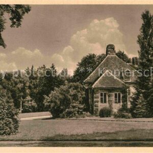 Bayreuth Parkpartie mit Eckpavillon