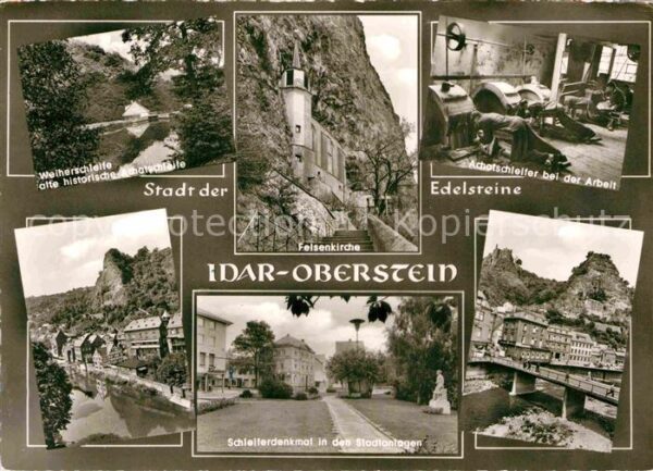 Idar-Oberstein Weiherschleife Felsenkirche Achatschlei