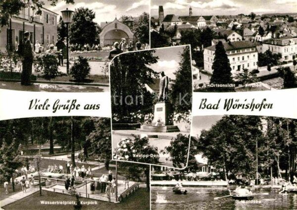 Bad Woerishofen Wassertretplatz Waldsee Kurhaus
